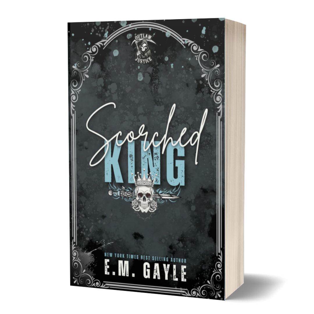 Scorched King biker romance paperback